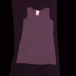 Gray longer tank top